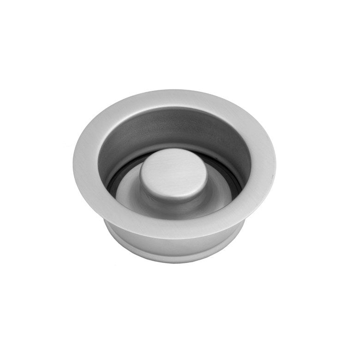 Disposal Flange with Stopper Polished Nickel 4-1/2 Inch Brass for Continuous Feed Disposals 1-3/4 Inch