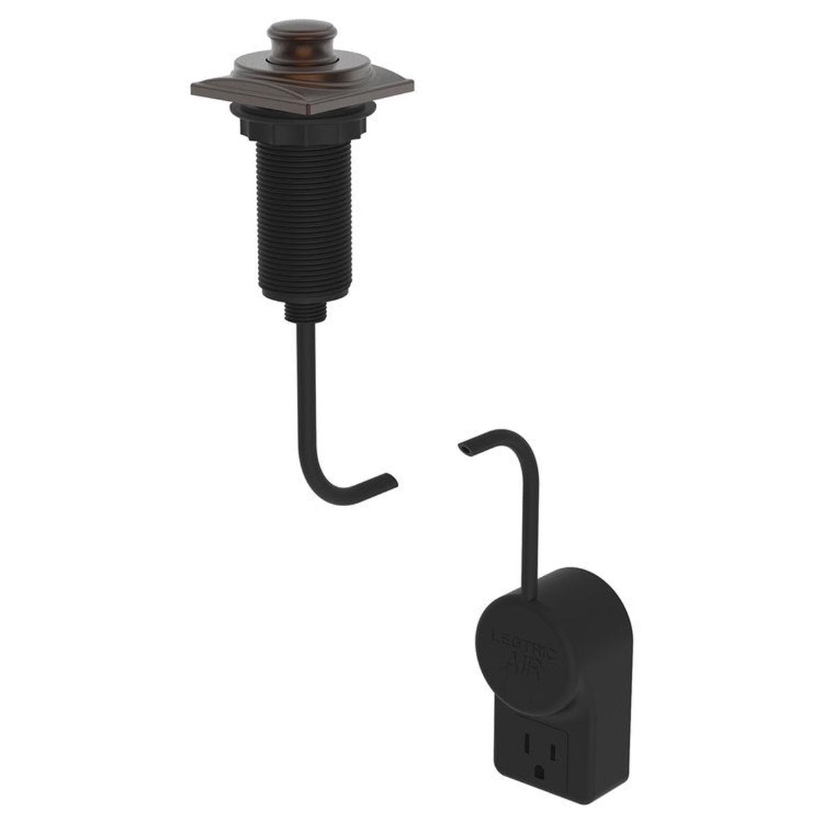 Air Activation Switch Adams Disposer with Power Adapter English Bronze Brass