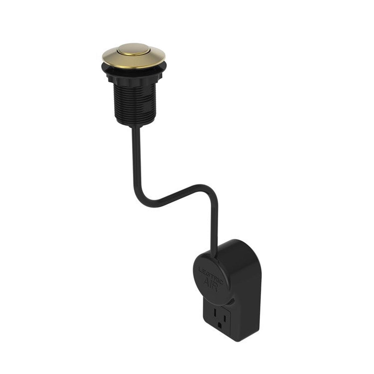 Air Activation Switch Brasstech Disposer 1-4/5 Inch Polished Gold PVD Brass