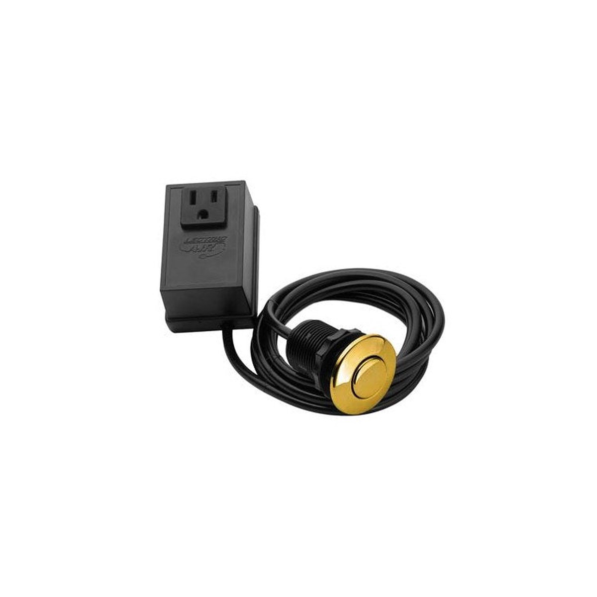 Air Activation Switch Brasstech Disposer 1-4/5 Inch Satin Gold PVD Brass