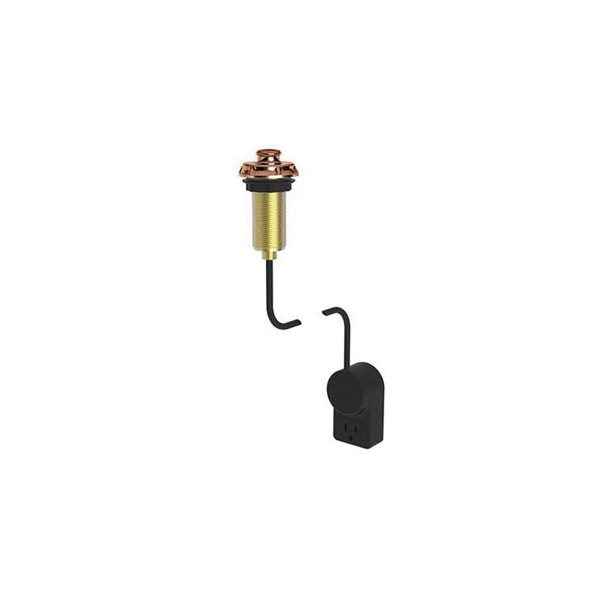 Air Activation Switch Gavin Disposer with Power Adapter Antique Copper Brass