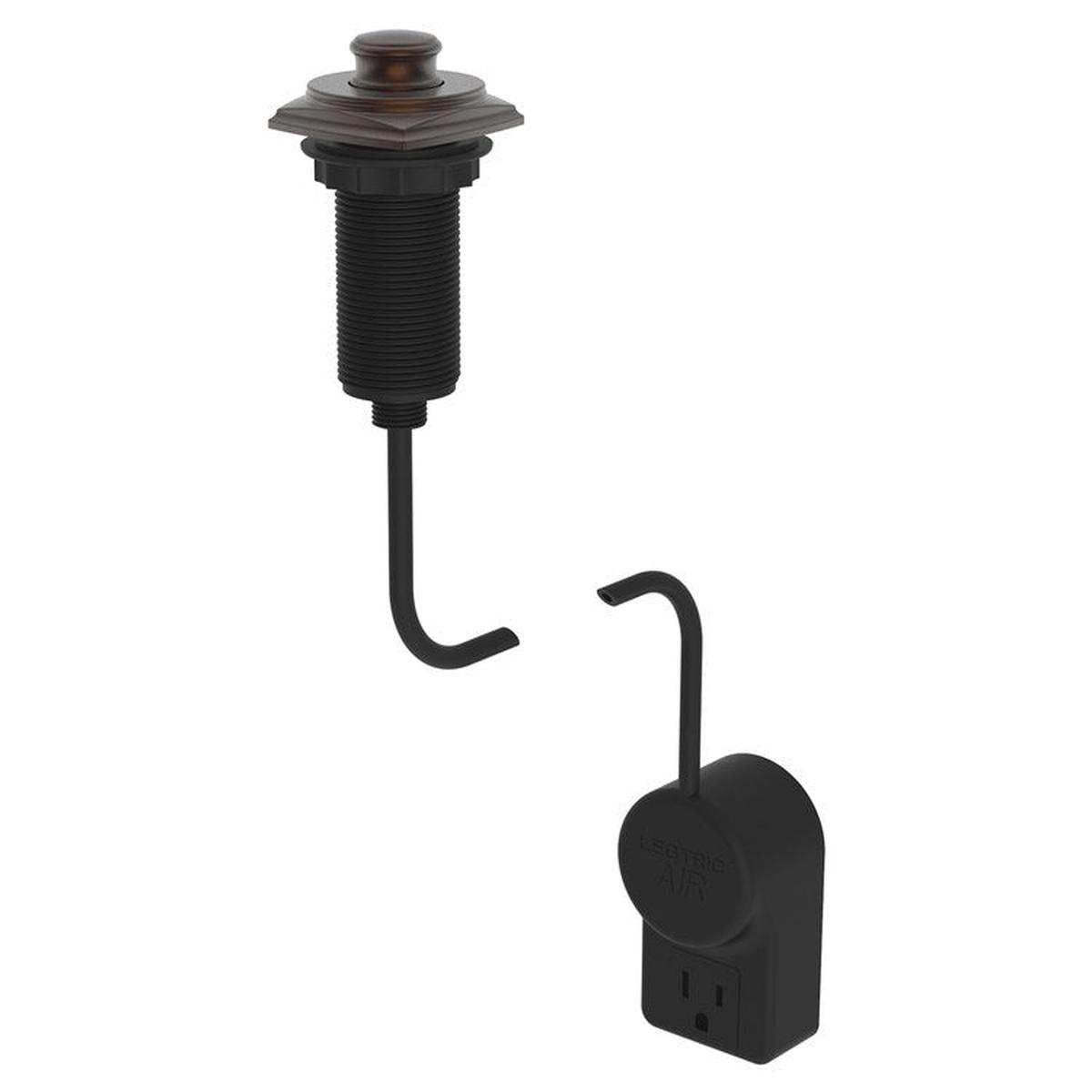 Air Activation Switch Zemora Disposer with Power Adapter English Bronze Brass