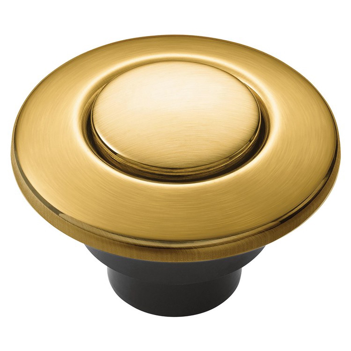 Air Switch Button 1-13/16 Inch Brushed Gold for Disposal Requires ARC-4200 Controller