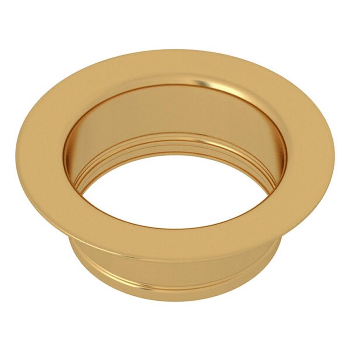 Disposal Flange Escutcheon Italian Brass 3-1/2 Inch Brass for ISE Disposals Including Sears/KitchenAid/Whirlpool 5-3/4 Inch