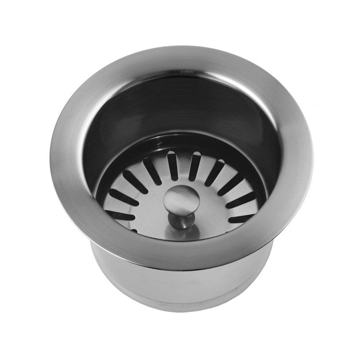 Disposal Flange Extra Deep with Strainer Polished Nickel 3-1/4 Inch Brass for Continuous Feed Disposals