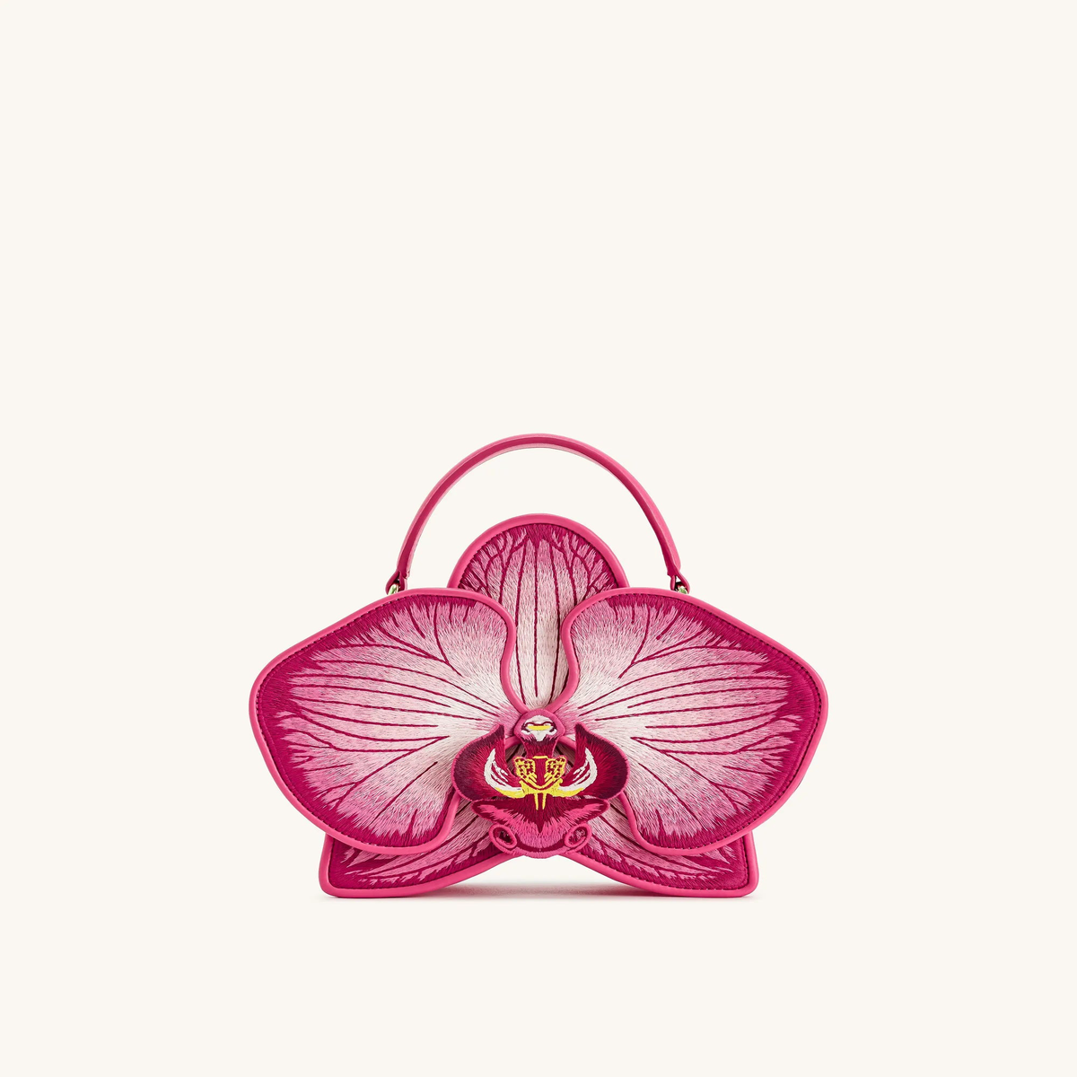 Flora Orchid Shaped Top Hand Bag