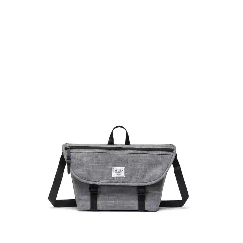 Herschel Cove Small Messenger - Raven Crosshatch