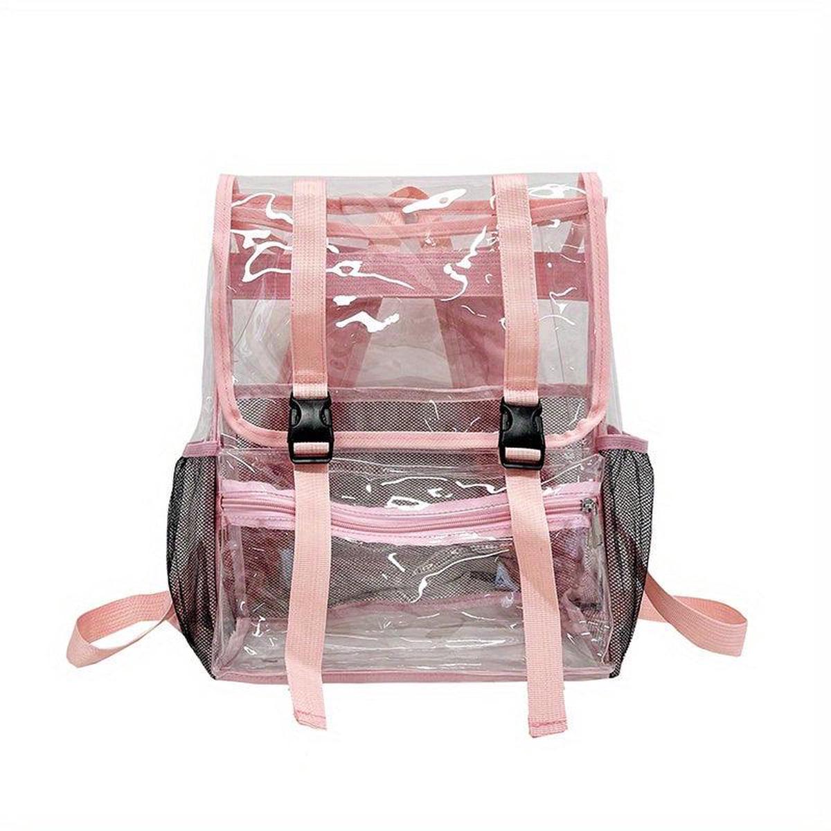 Clear PVC Backpack Waterproof Heavy Duty Daypack Large Bag