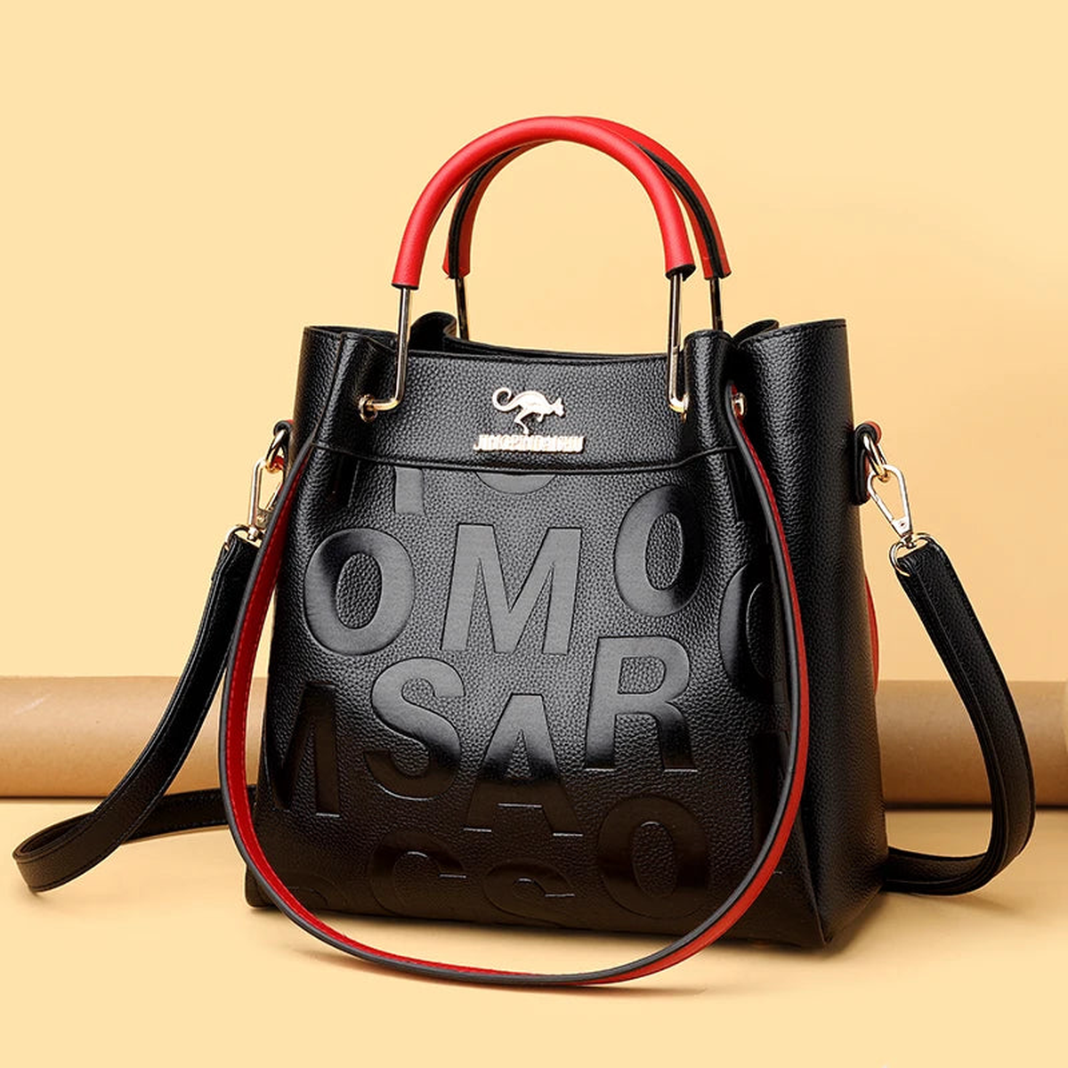 Women Handbag High PU Leather Shoulder Crossbody Bags Tote Bag
