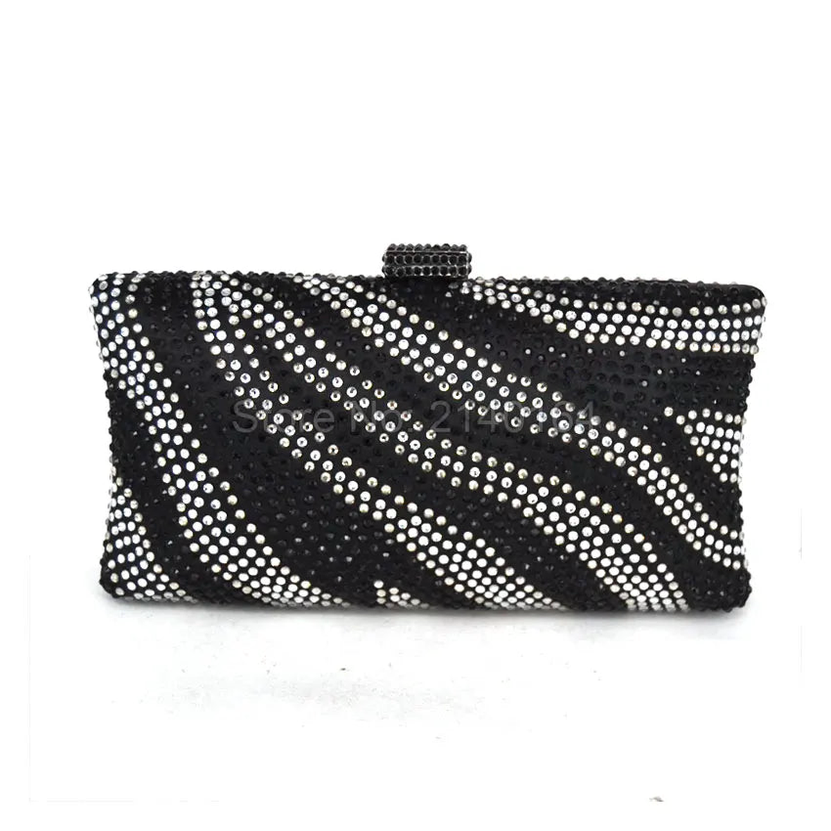 Diamond Purple Clutches Women Clutch Bag Crystal Evening Bags With Chain