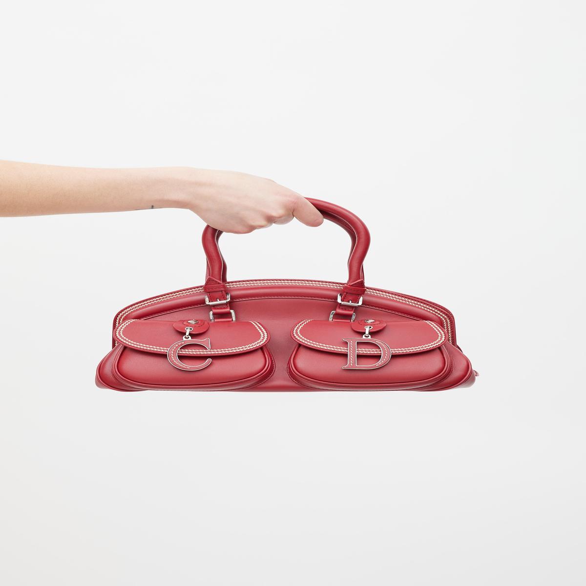 2005 Red Leather Detective Bag