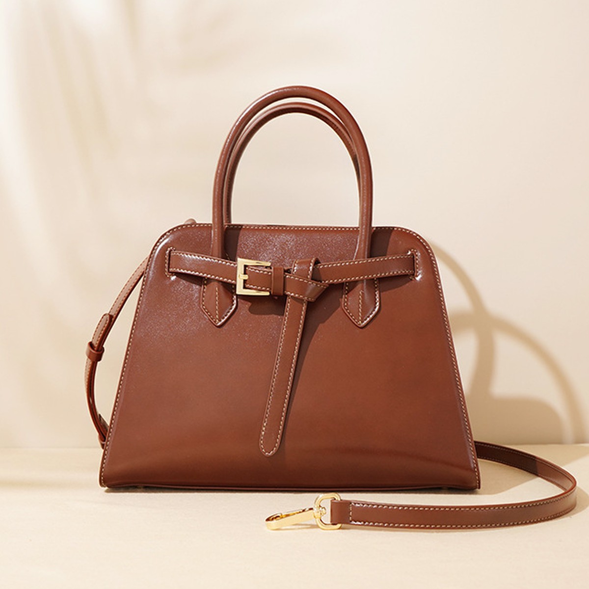 Brown Satchel Handbag Ladies Satchel Handbags