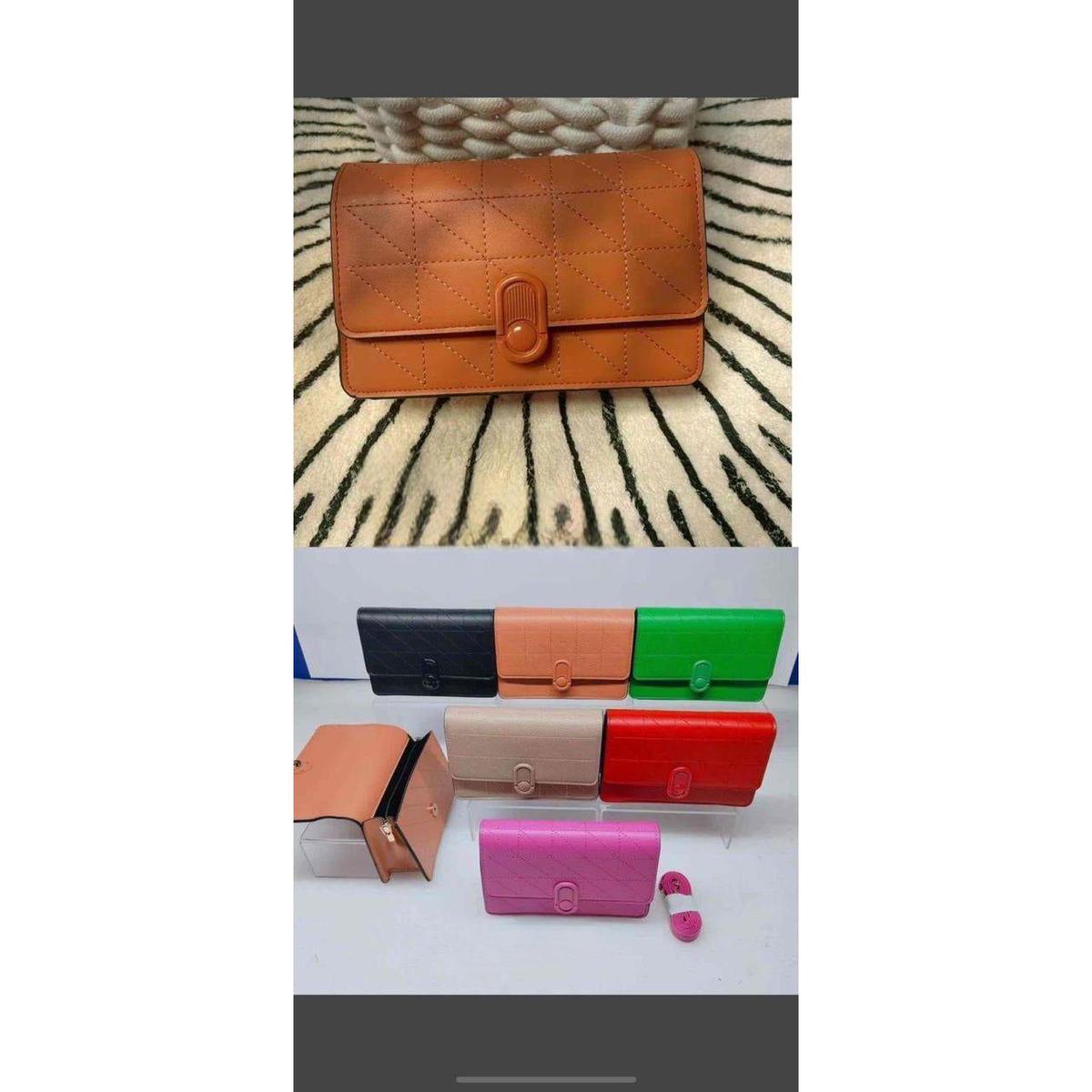 Leather Shoulder Bag.
