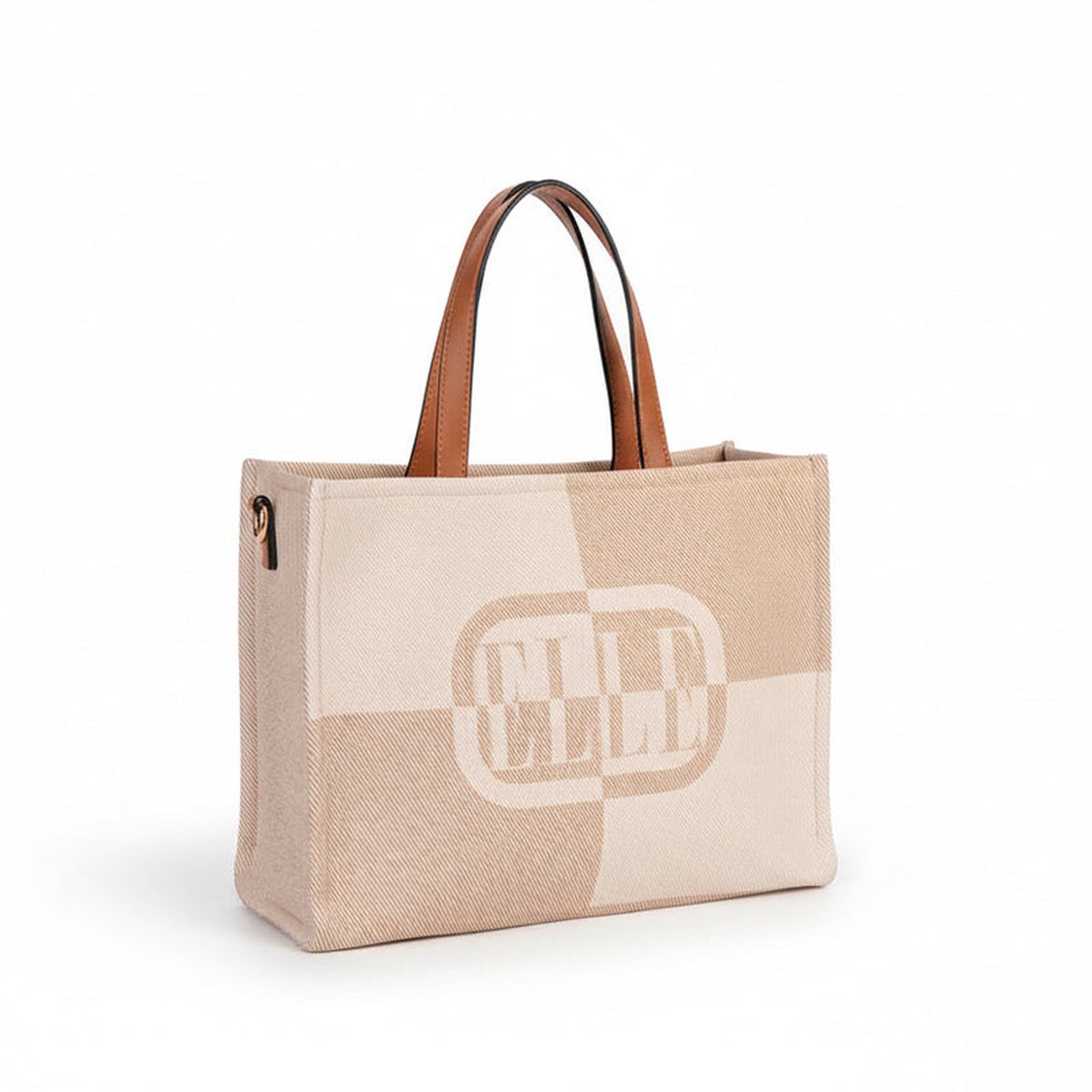 Elle Avant Garde Large Shopper Bag In Beige