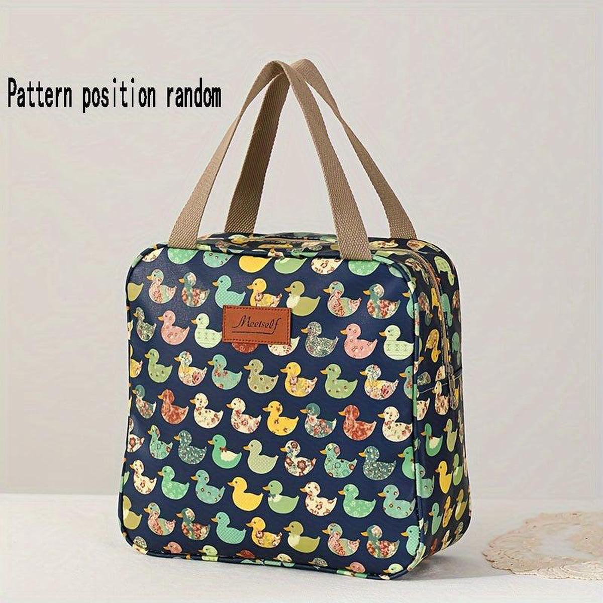 Cartoon Print Toiletry Travel Bag Large Capacity Hand Storage Bag