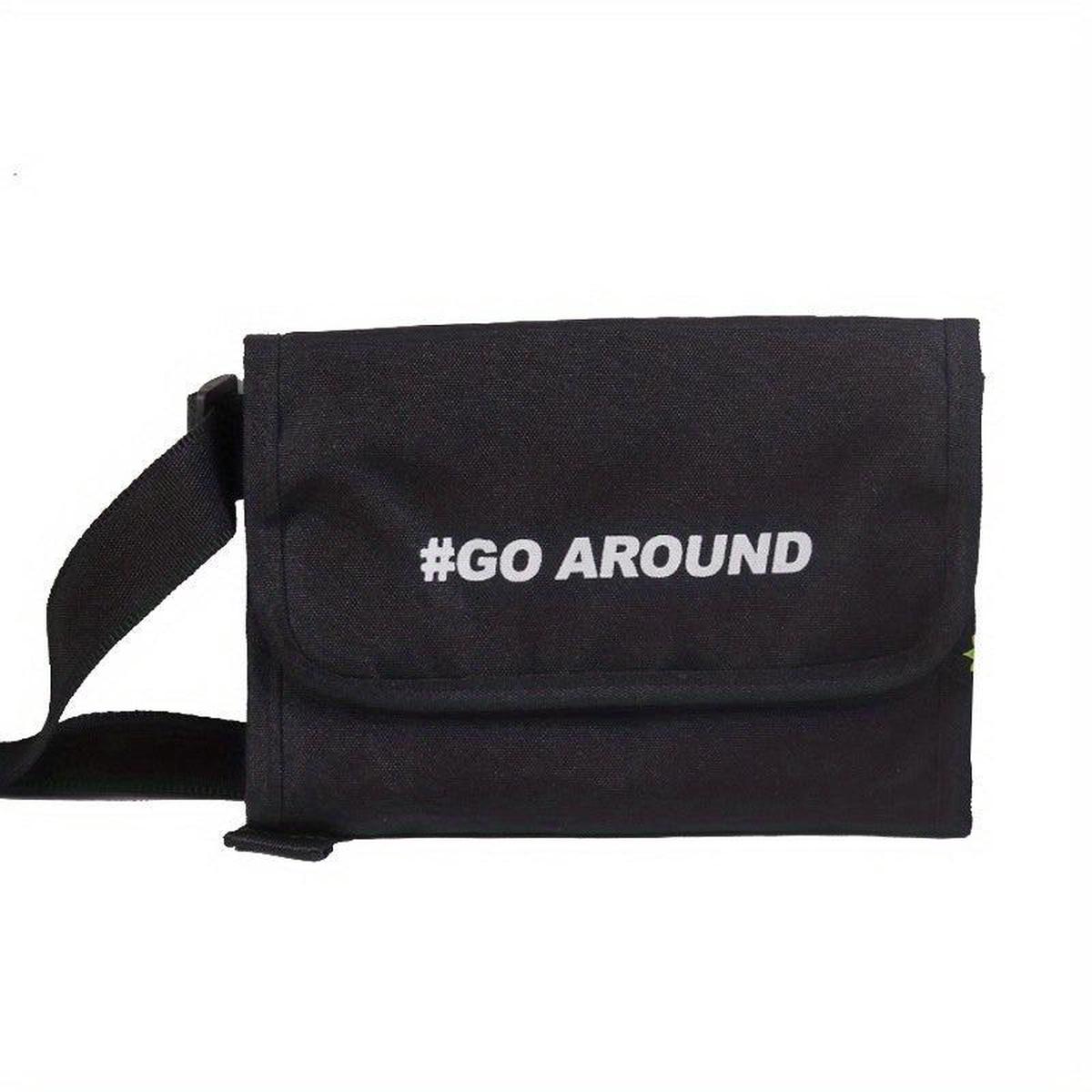 Functional Waist Bag Nylon Crossbody Bag for Travel Hiking Cycling