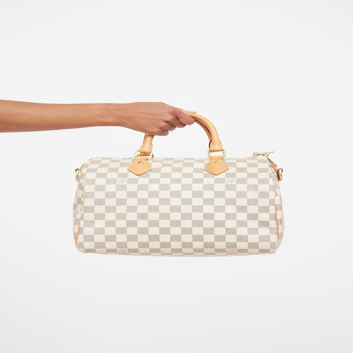Grey Damier Speedy Bandoliere 30 Bag