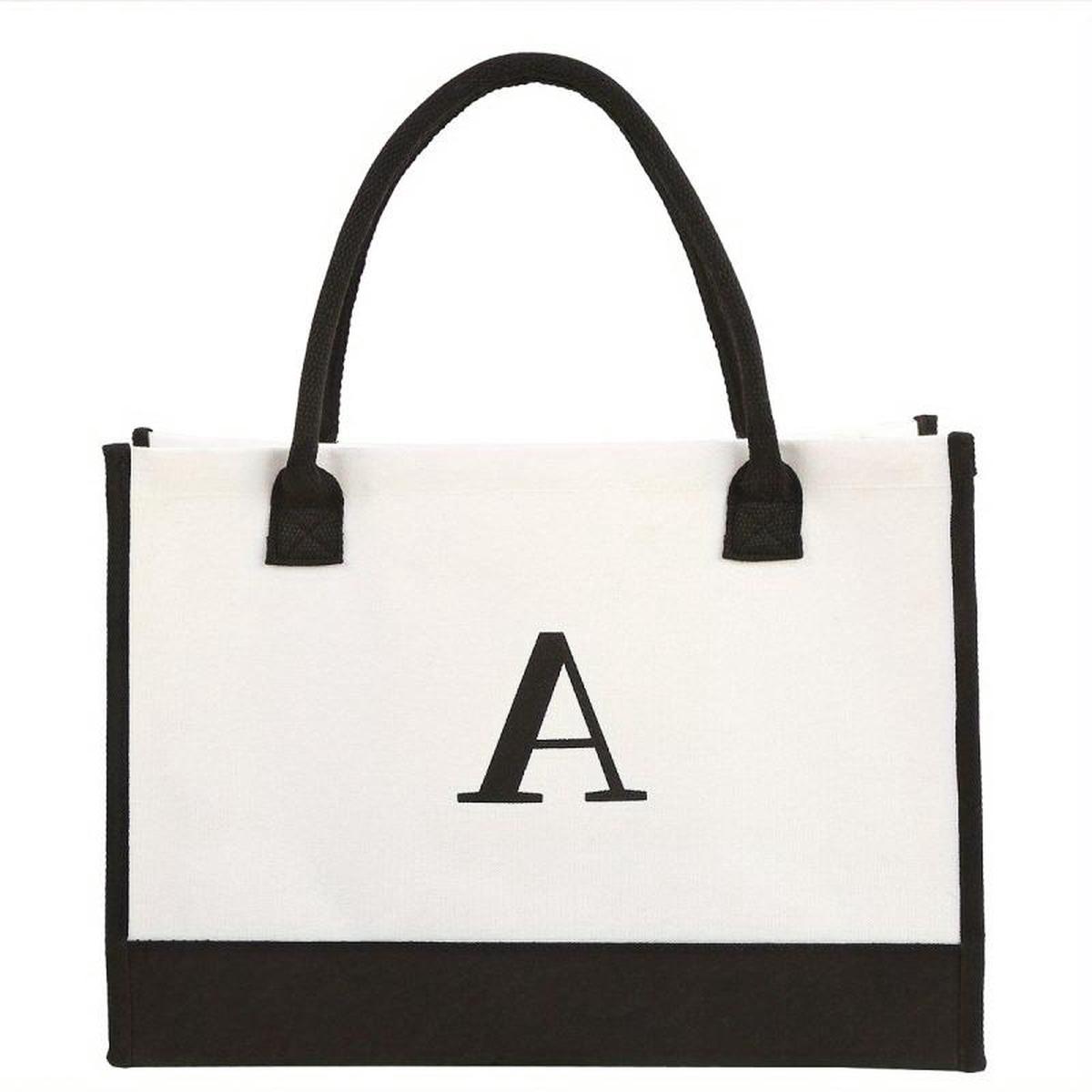 Canvas Tote Bag Handbag Large Capacity Beach Shopping Wedding Birthday Gift
