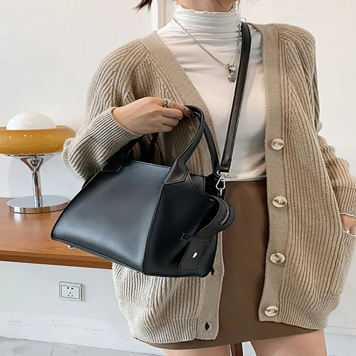 Large Capacity Women's Bag Bucket Shoulder Crossbody Bags for Women