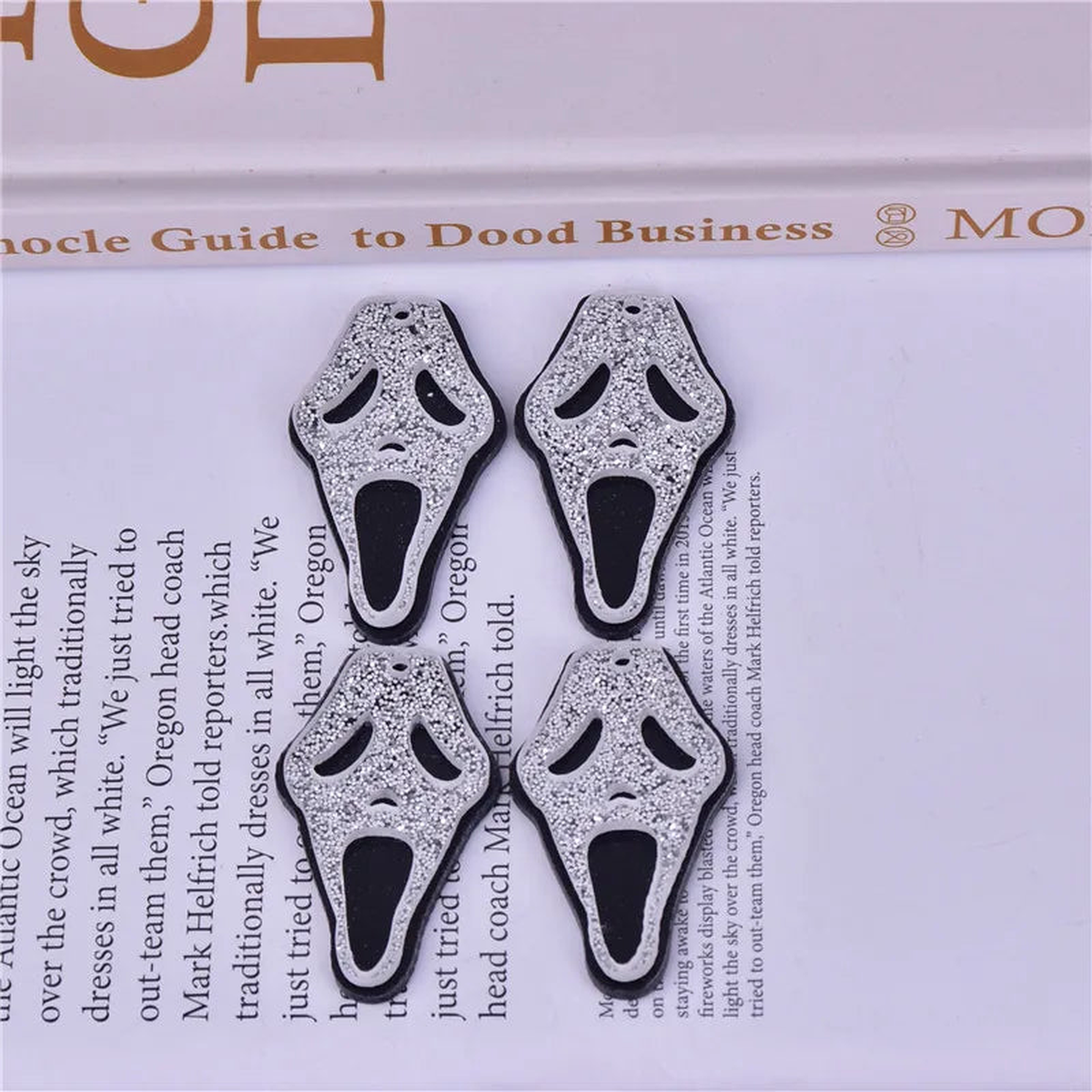 5pcs Halloween Skull DIY Patch for Crafts R66