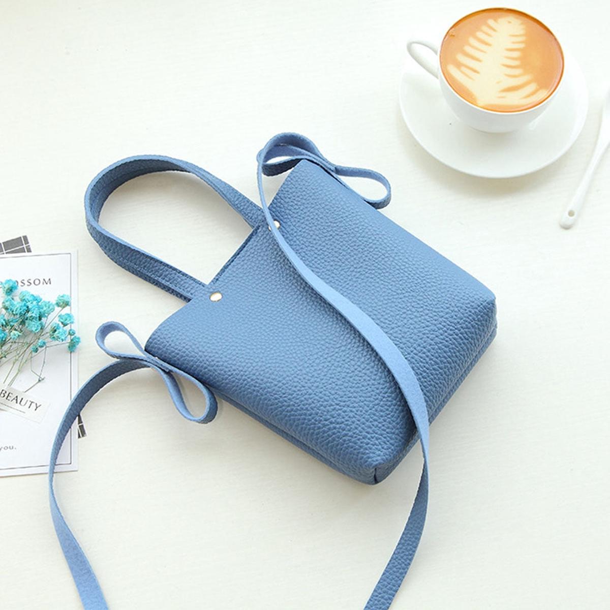 ELECTROPRIME Fashion Mini PU Leisure Single Shoulder Square Handbag Mobile Phone Bag, Size: 13*4.5*16.5cm