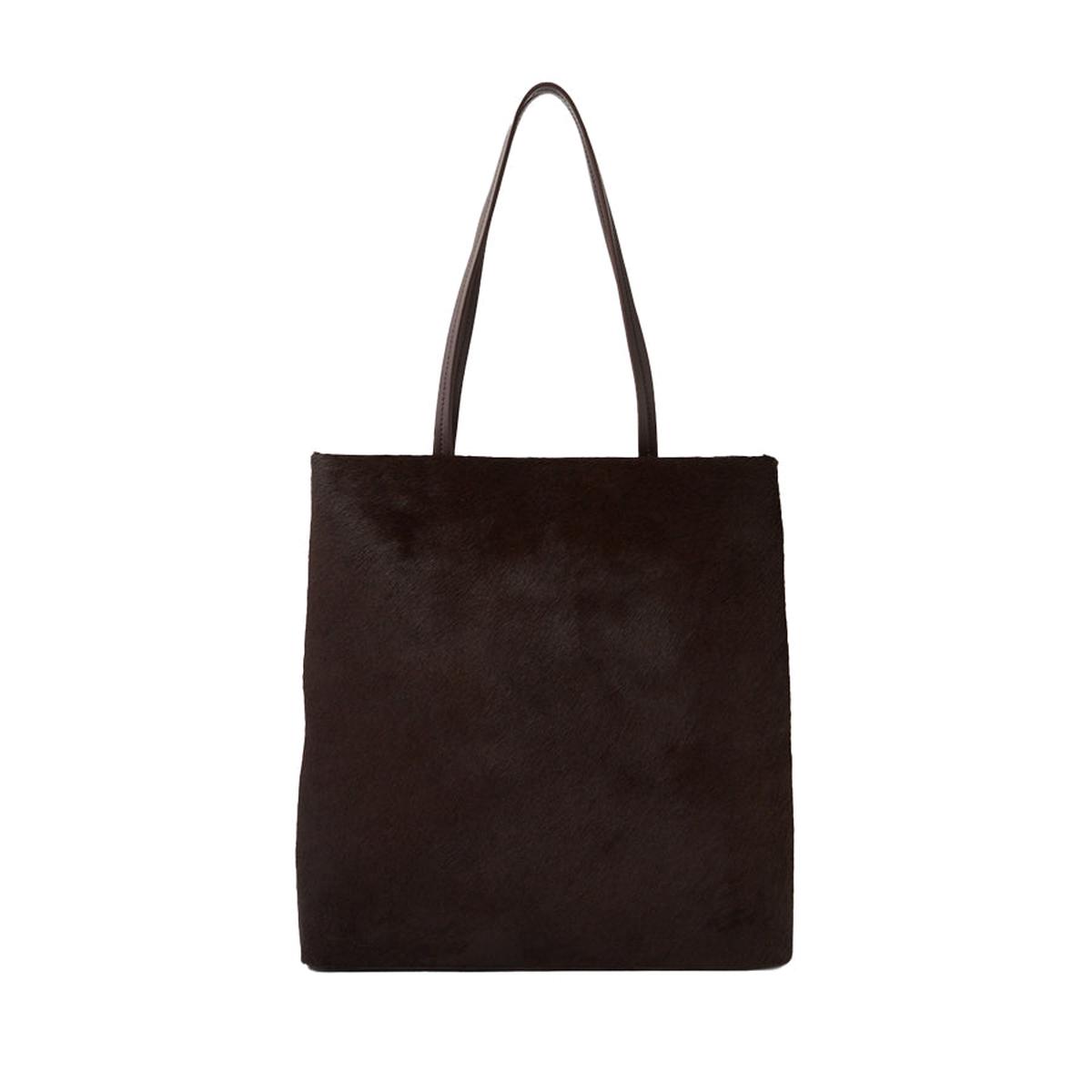 TALLI - DARK CHOC LEATHER PONY