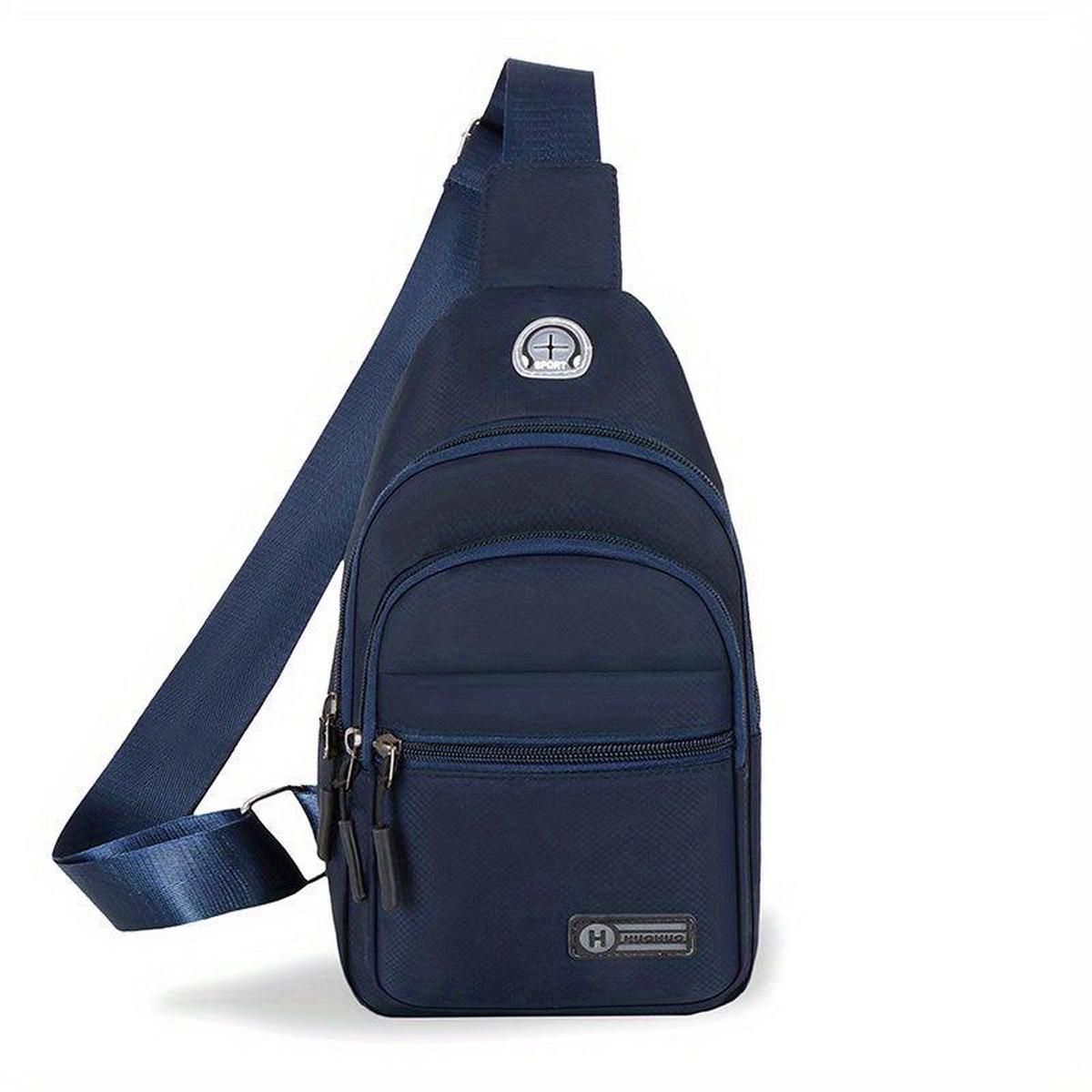 Waterproof Crossbody Chest Bag Wear Resistant Sling Bag For Outdoor Sports