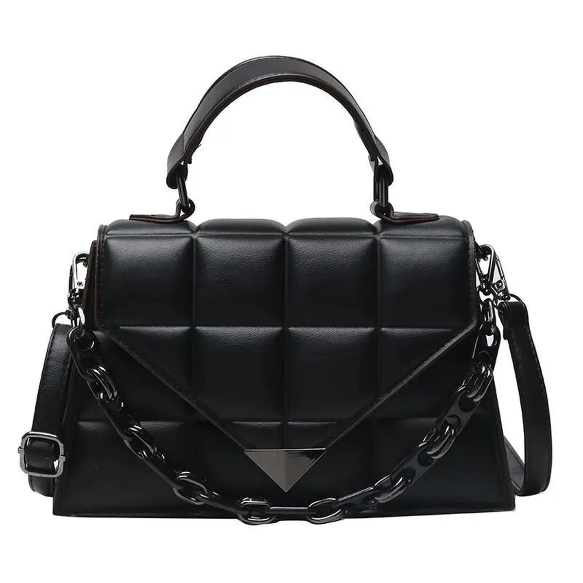 Women Shoulder Bag Messenger Leather Chain Flap Satchel Bag Ladies Handbag