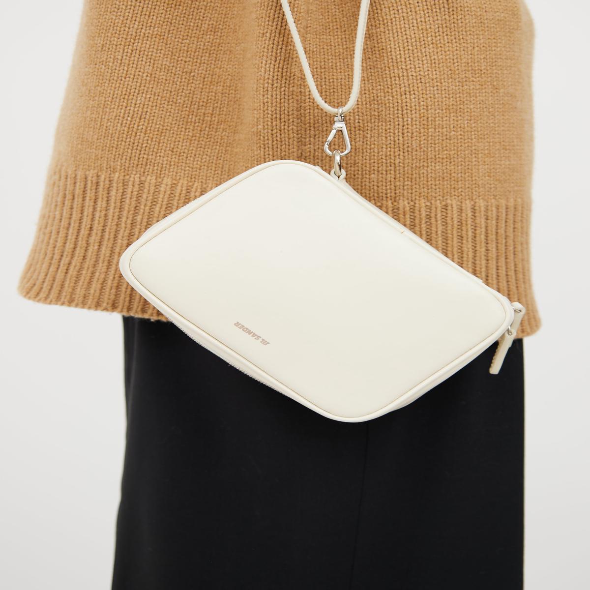 Leather Rectangle Crossbody Bag