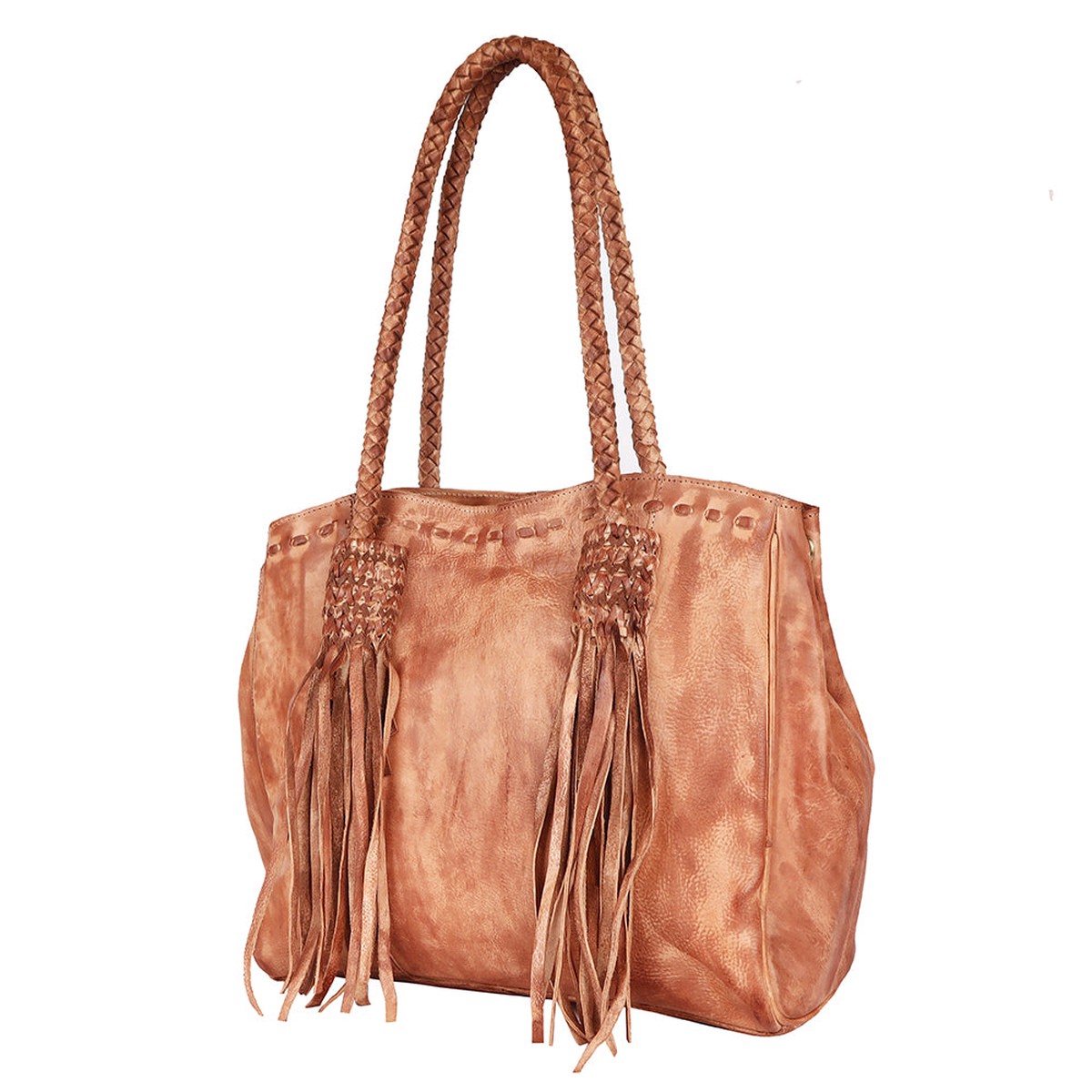 Never Mind Nmbgm141 Tote Vintage Handmade Genuine Cowhide Leather Women Bag WesternHandbagPurse