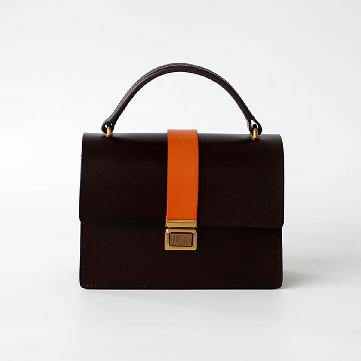 Genuine Leather Small Satchel Handbag Purse Women's Leather Satchel Crossbody Bag