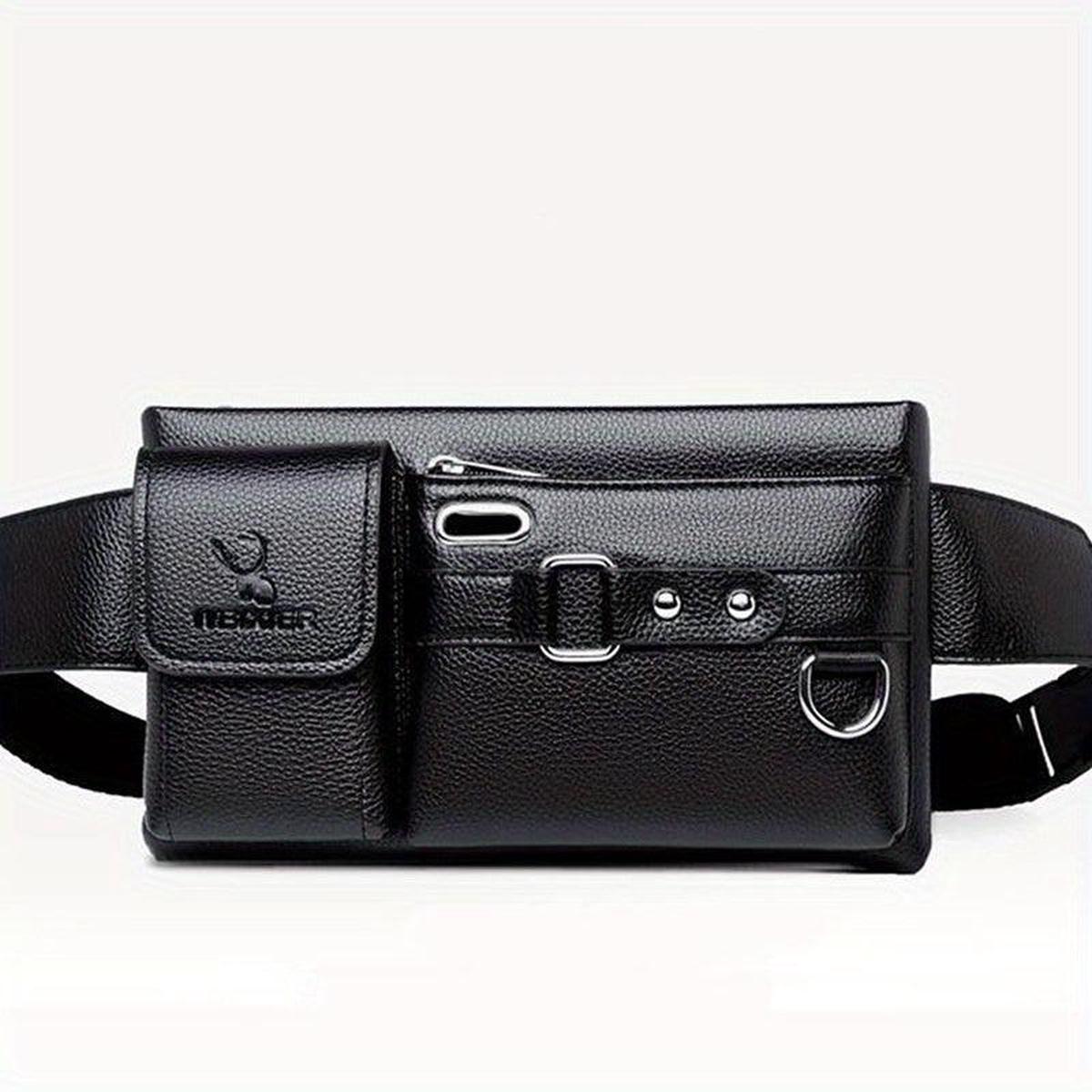 Large Capacity Men's Shoulder Bag Waterproof Business Casual Messenger Bag