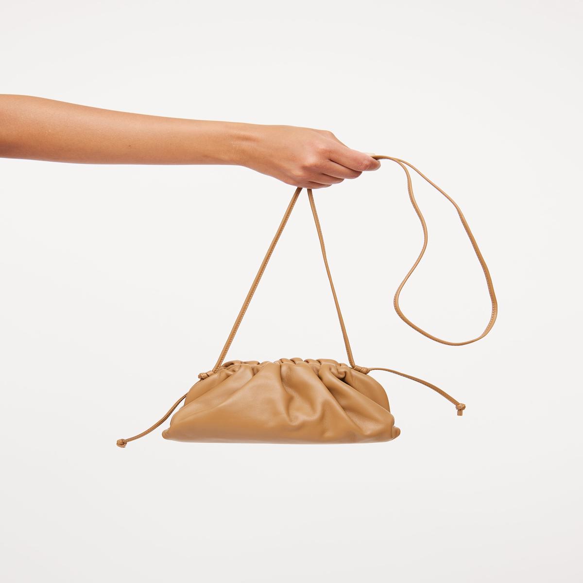 Brown Mini Pouch Crossbody Bag