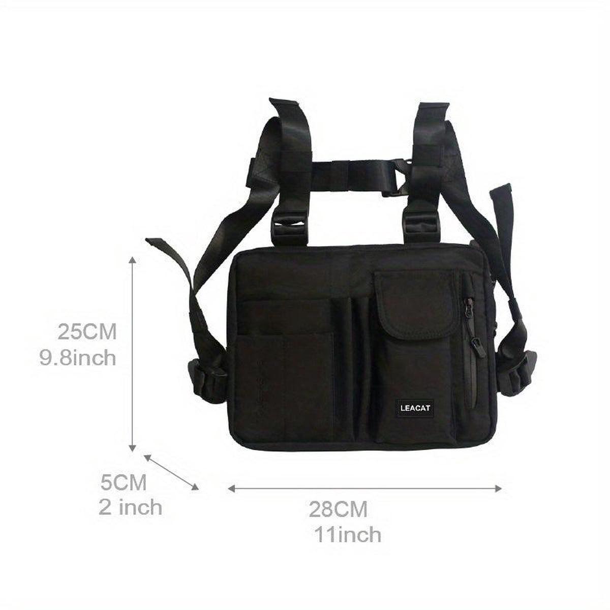 Hip hop Street Waist Bag Men's Adjustable Sports Waist Bags