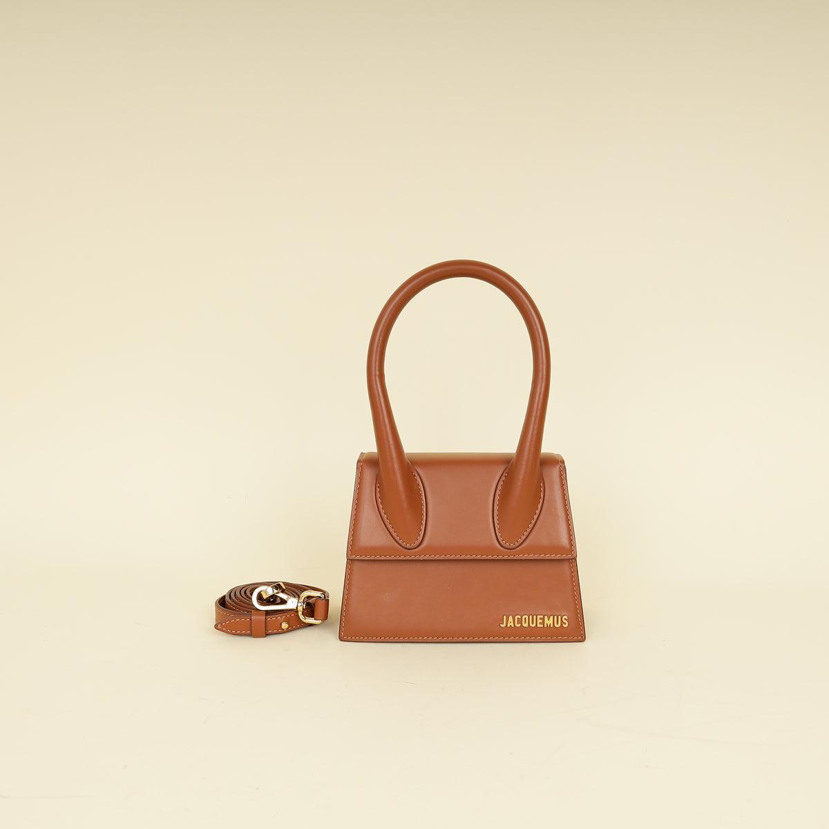 Jacquemus Brown Tan Le Chiquito Moyen Bag