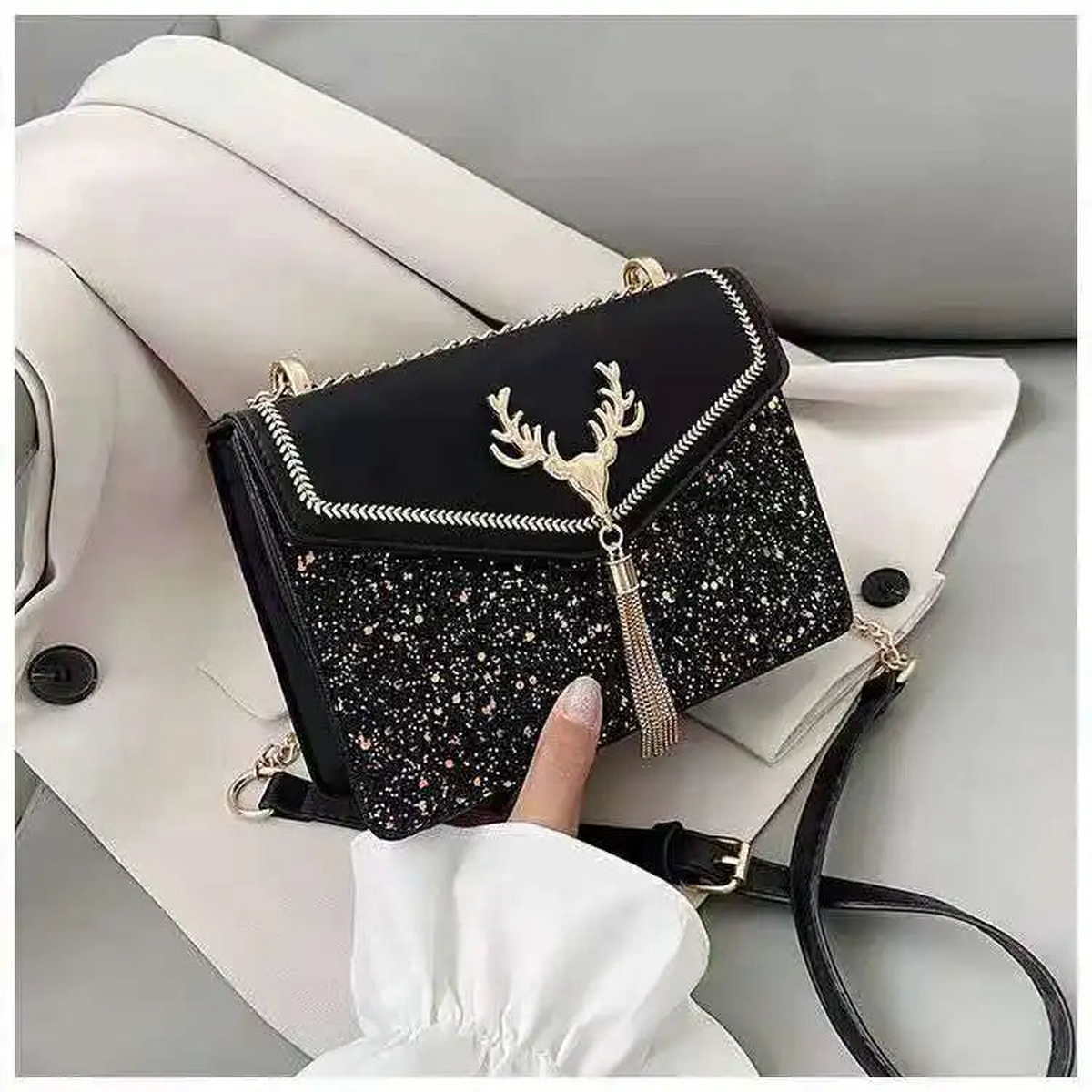 Vintage Printing Handbag Messenger Bags For Women