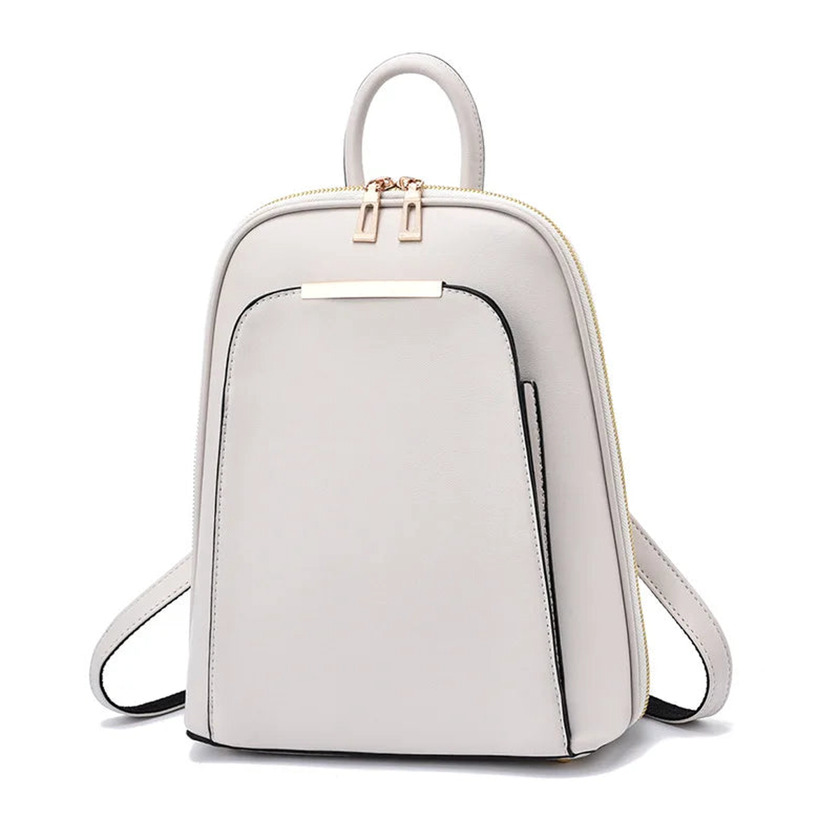Women's Pu Leather School Backpack Shoulder Bag Travel Bagpack Mochila