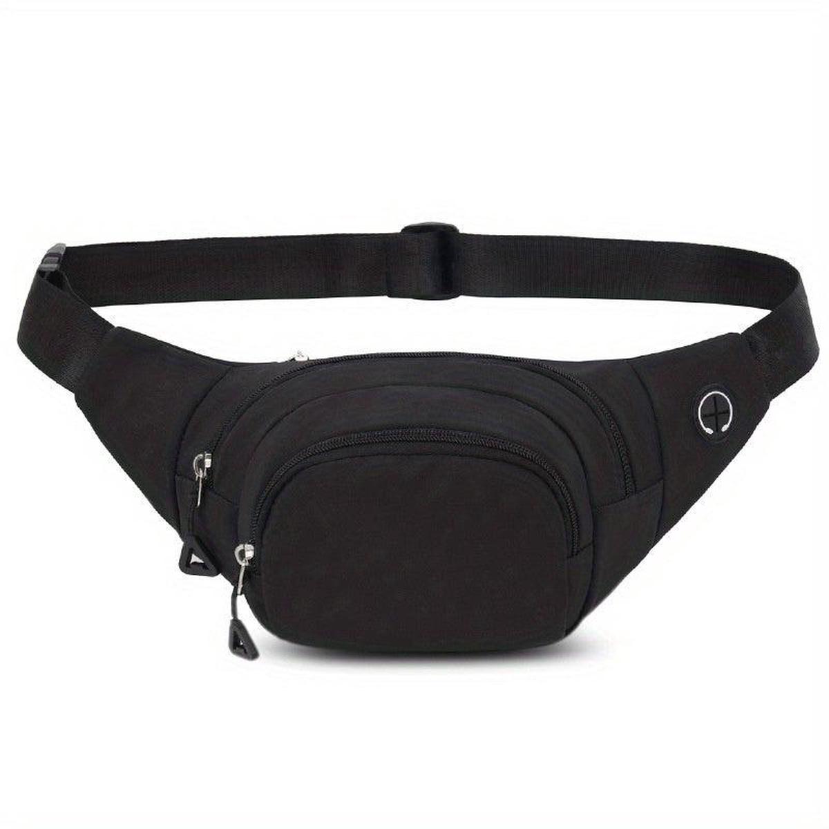 Casual Crossbody Bag PU Leather Fanny Pack Waist Bag