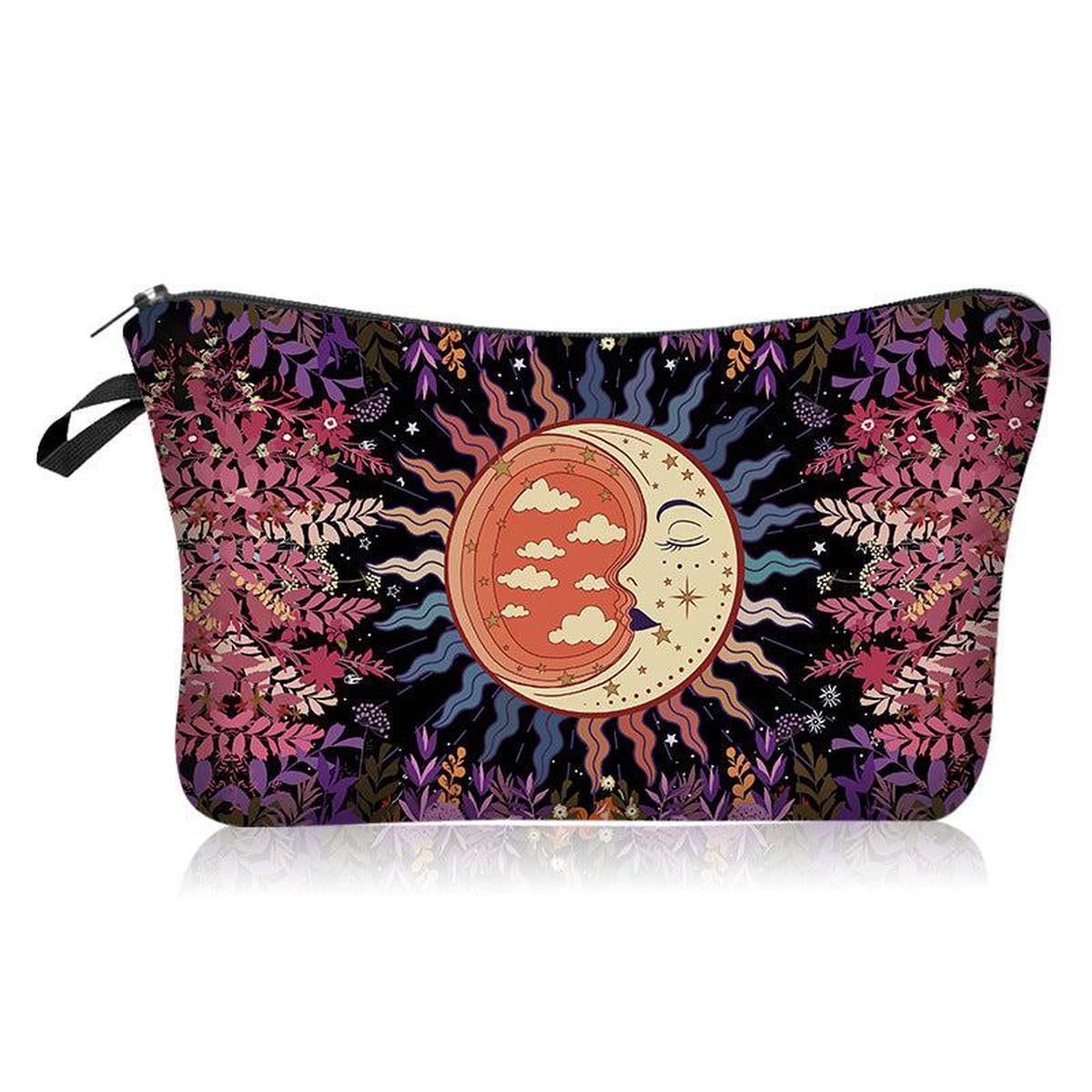 Retro Print Travel Storage Bag Lightweight Toiletry Wash Bag