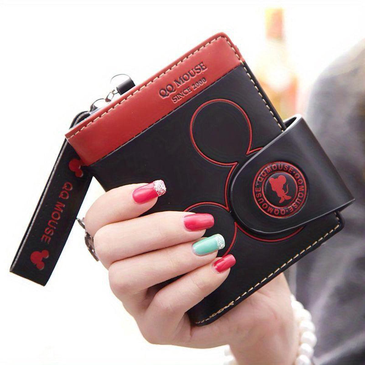 Cartoon Pattern Short Wallet Coin Purse Women's Card Hoder