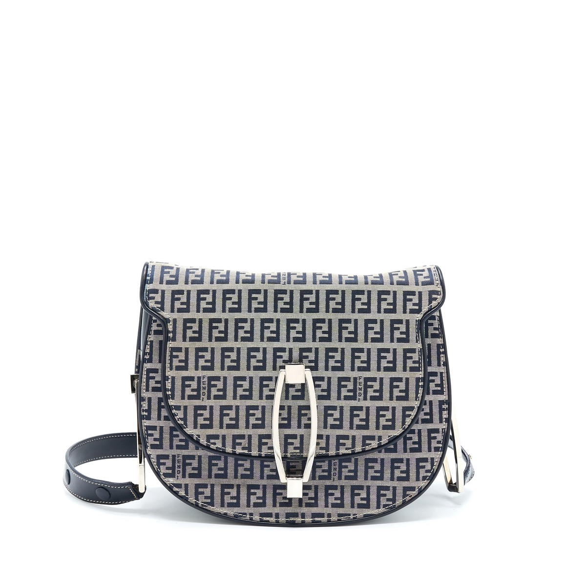 Fendi Vintage FF Logo Crossbody Bag SHW