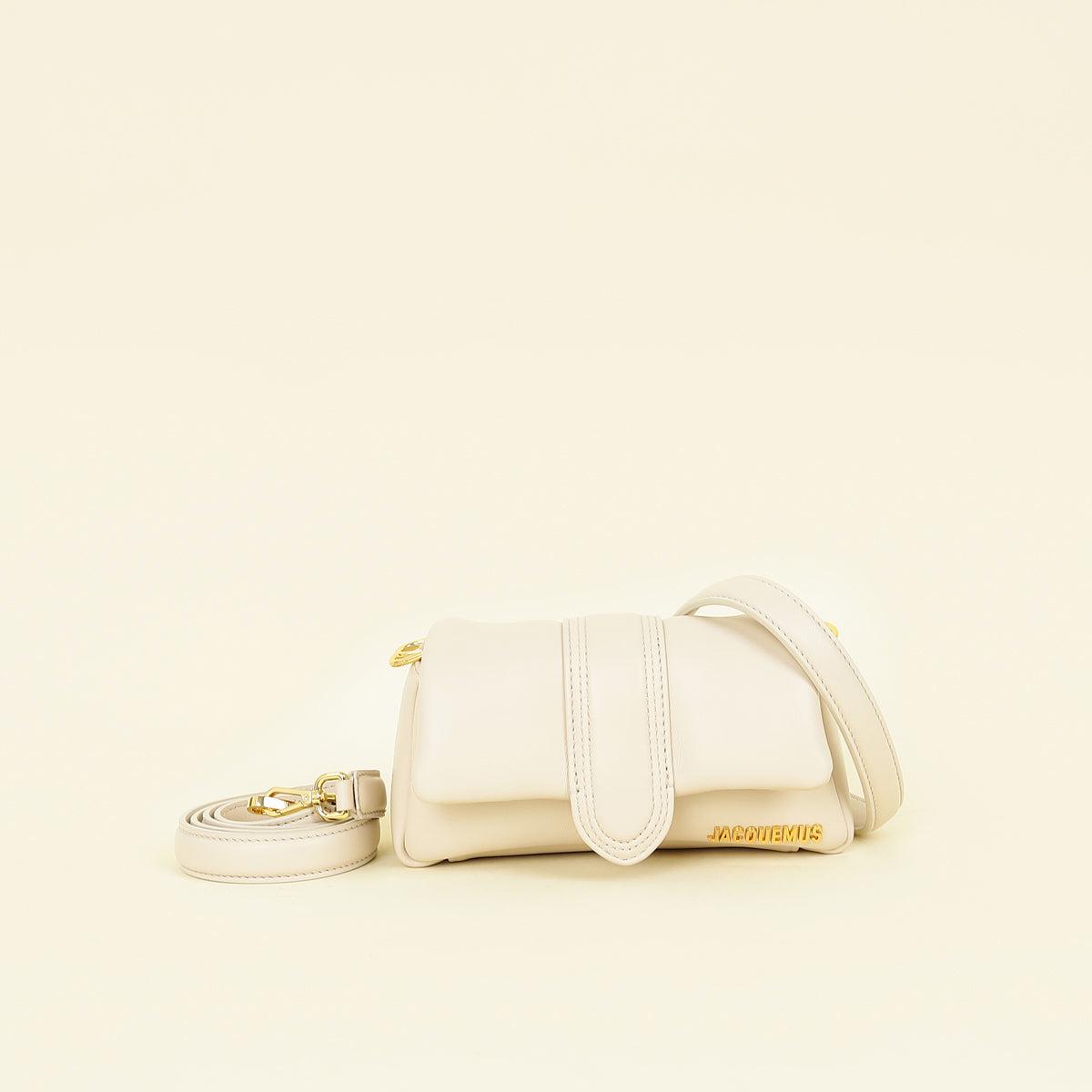 Jacquemus Ivory Les Classiques Bambimou Puffed Flap Bag