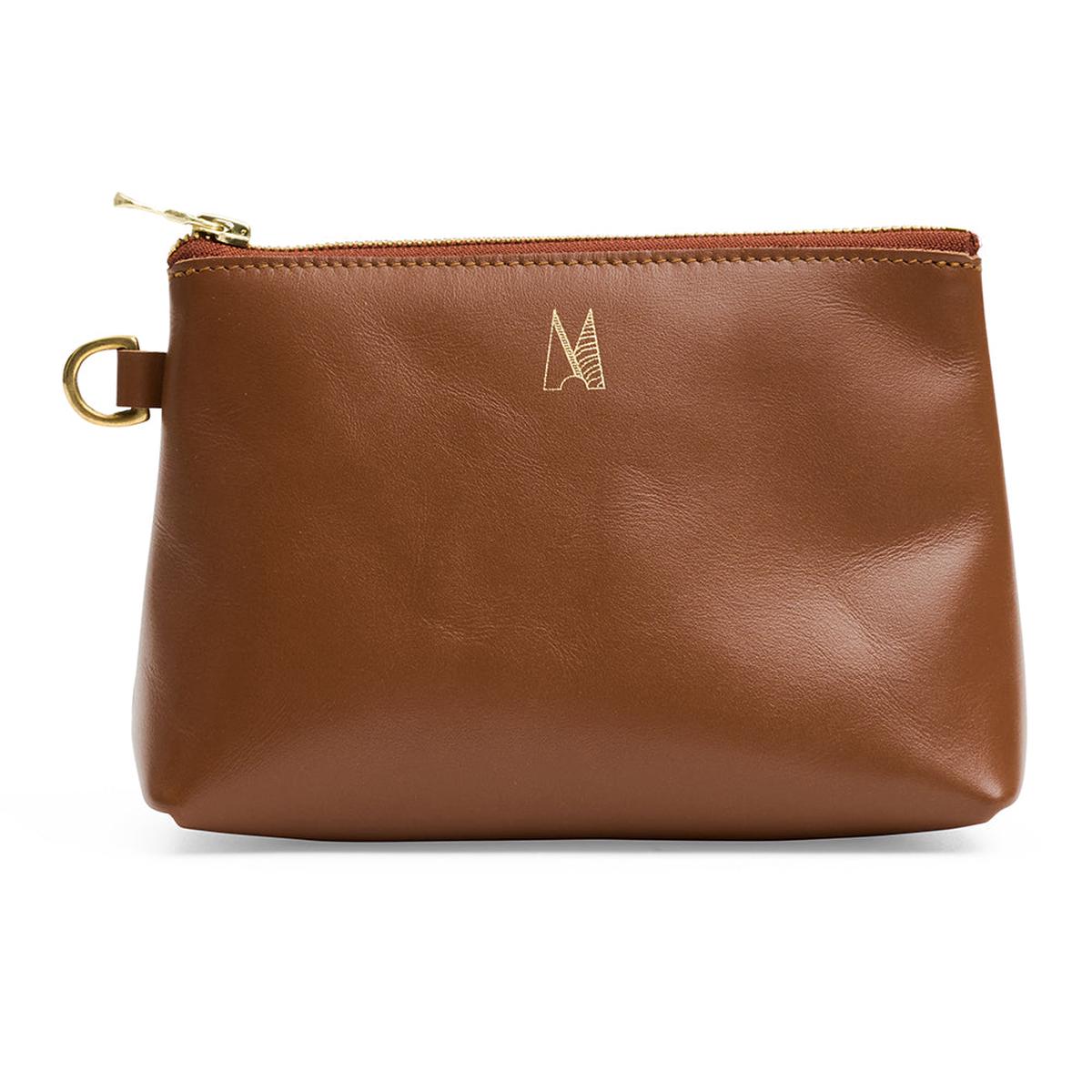 Roam Leather Travel Bag in Tan Brown