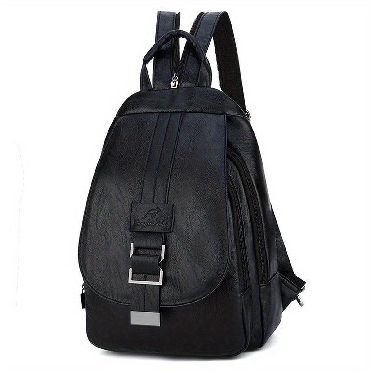 Versatile Flap Backpack Crossbody Bag for Travel & School
