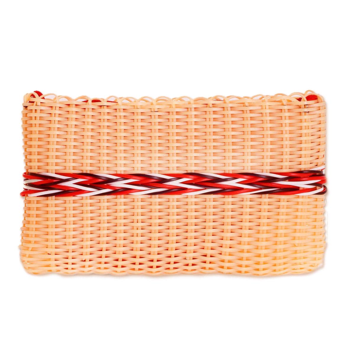 Eco Friendly Handwoven Clutch in Buff from Guatemala - Harmony of Color in Buff