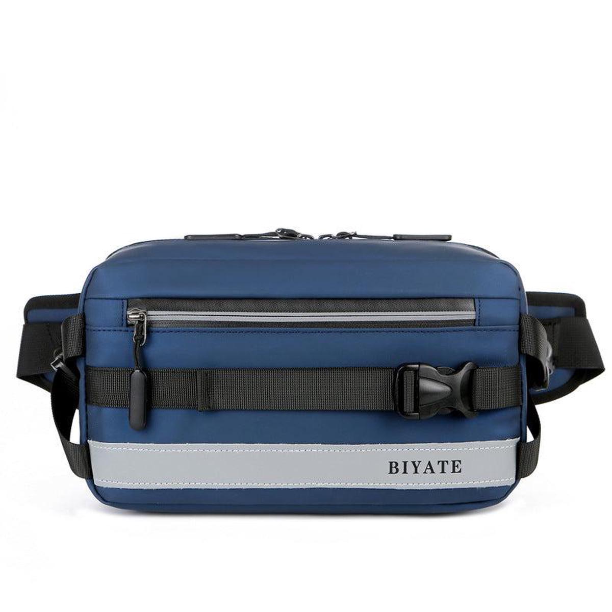 Colorblock Chest Bag Square Crossbody Sports Phone Bag