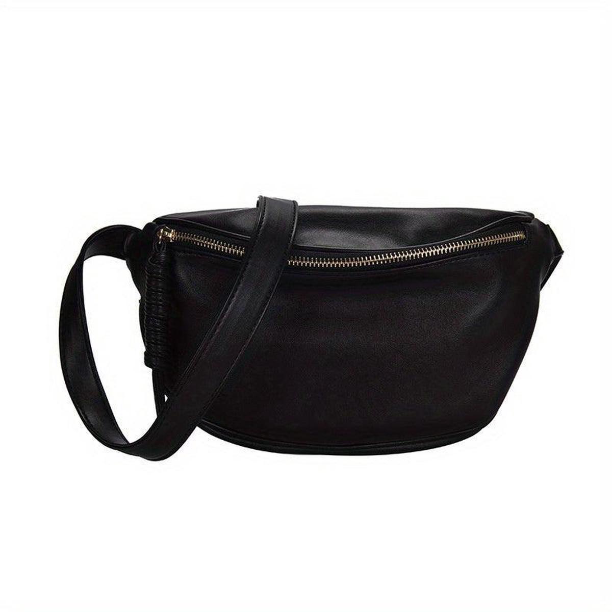 Large Capacity Crossbody Bag Solid Chest Purse Outdoor Travel Waist Bag