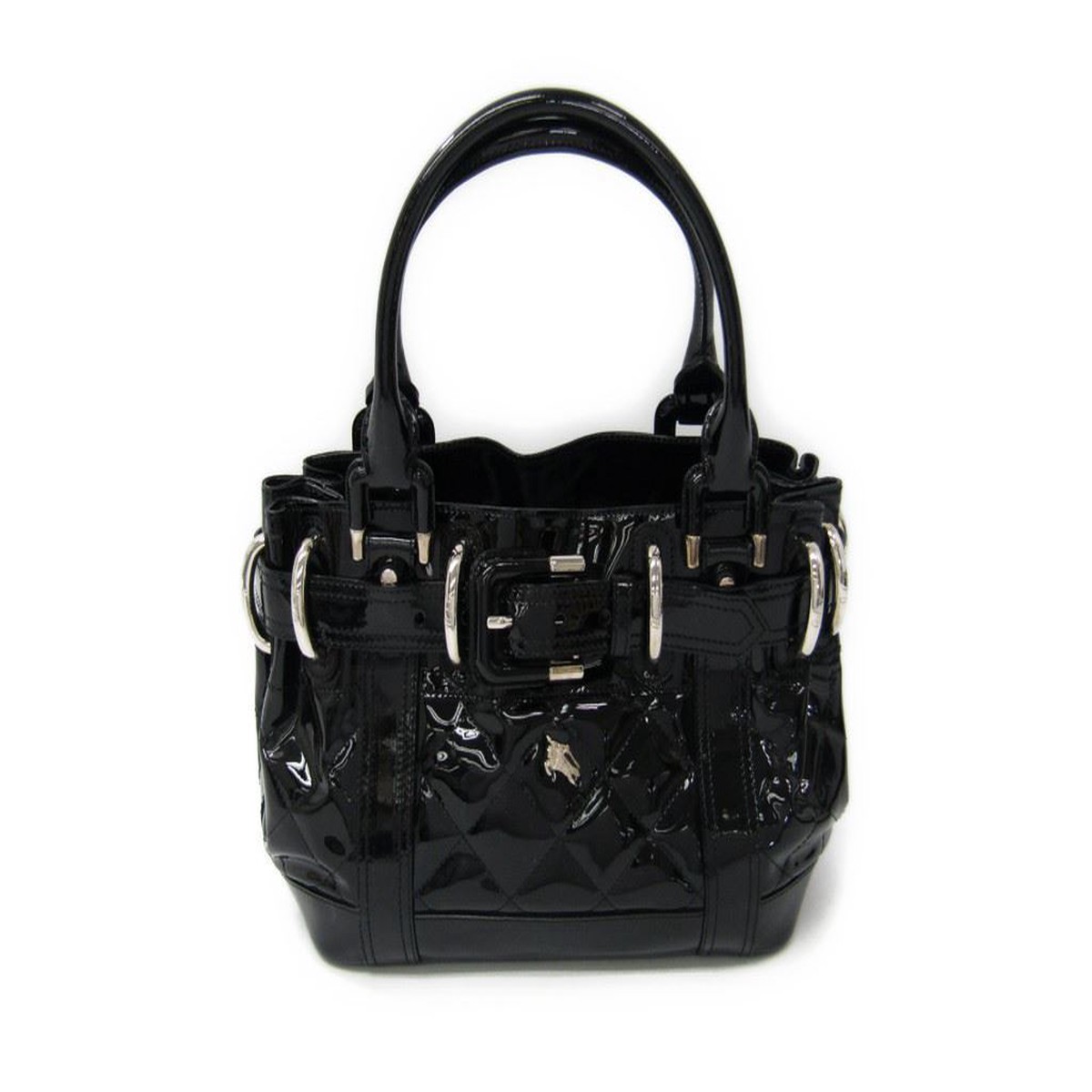 Burberry Beaton ity Leather Black Tote Bag