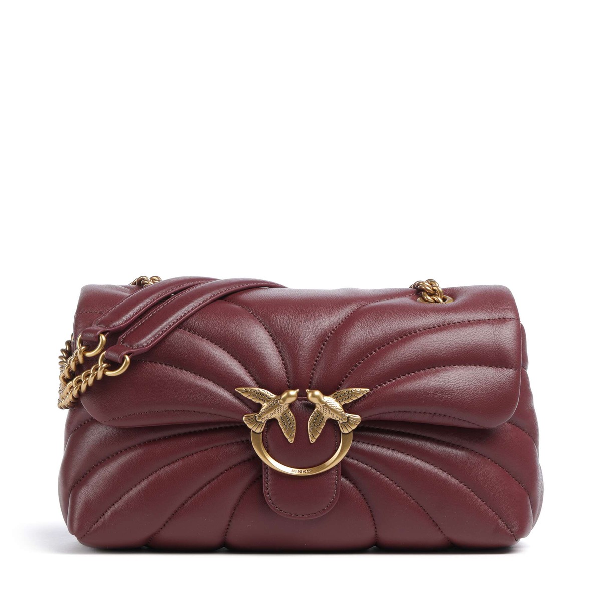 Pinko Love Puff Classic Shoulder bag ribes intenso/antique gold
