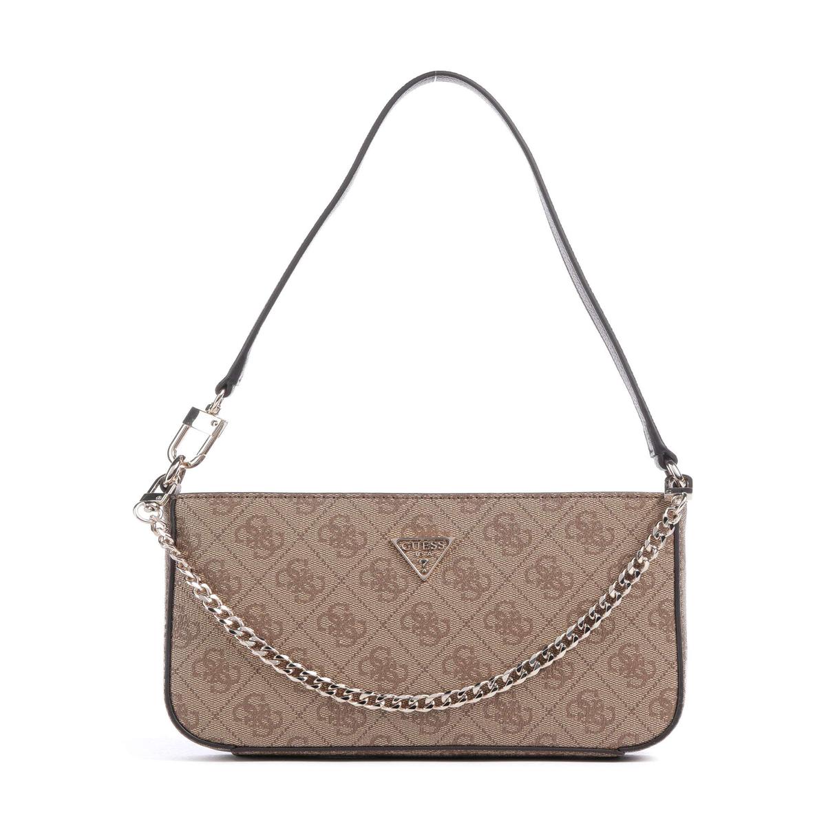 Guess Noelle Mini Shoulder bag latte logo/brown